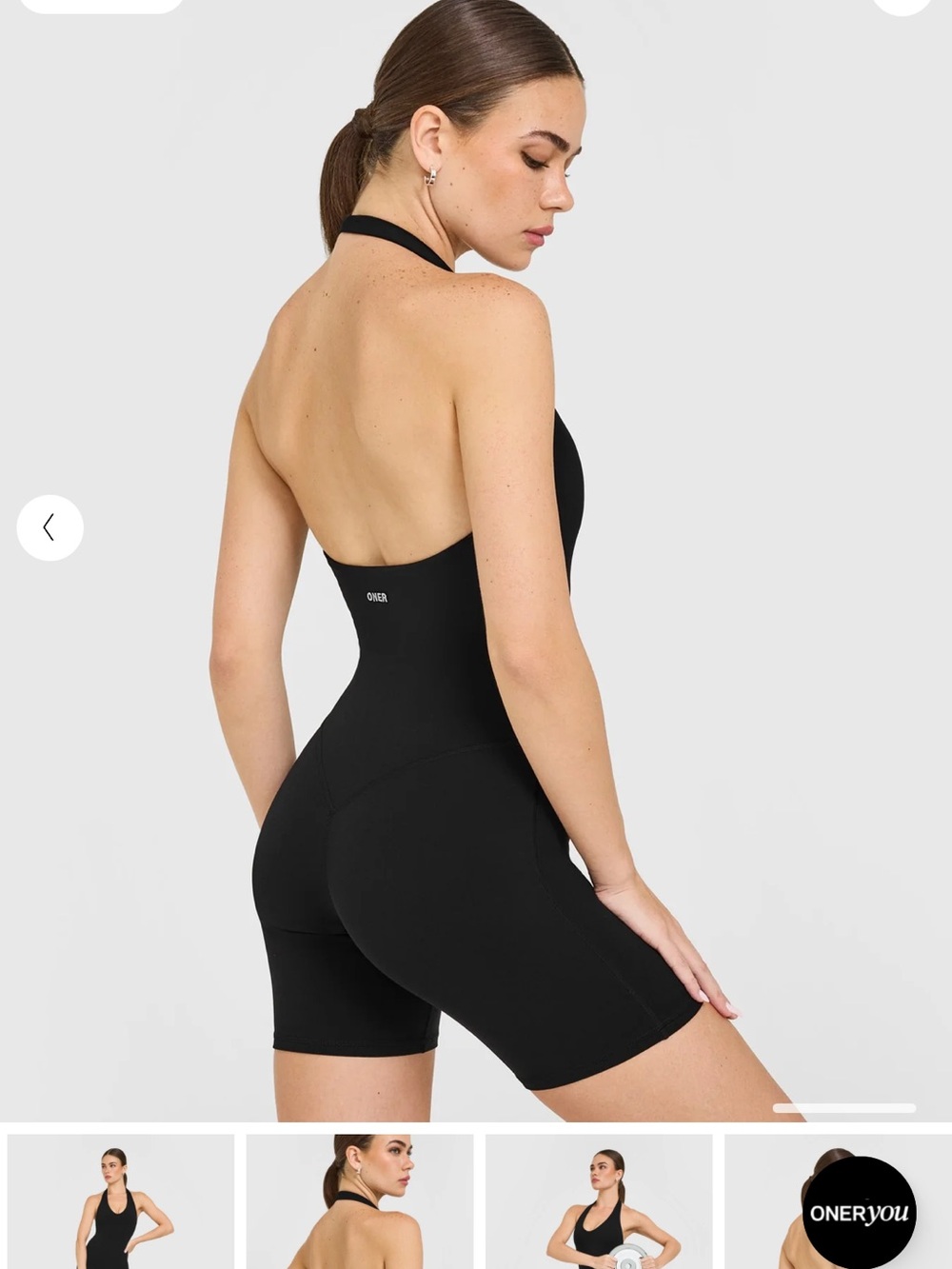 Oner Soft Motion Halter One-Piece Romper - Picture 4 of 4